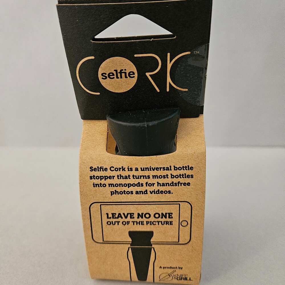 Selfie Wine Cork/ Stopper Leave No One Out of The Picture Stocking Stuffer